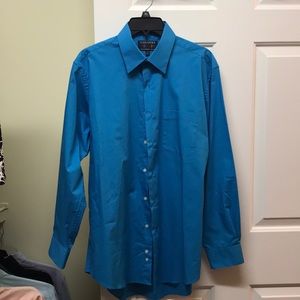 Colors Alexander Julian Electric Blue Dress Shirt